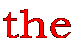 the 